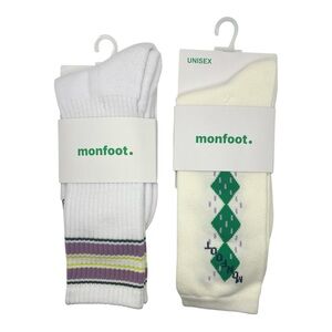 NWT 2 Pairs Monfoot Unisex Socks